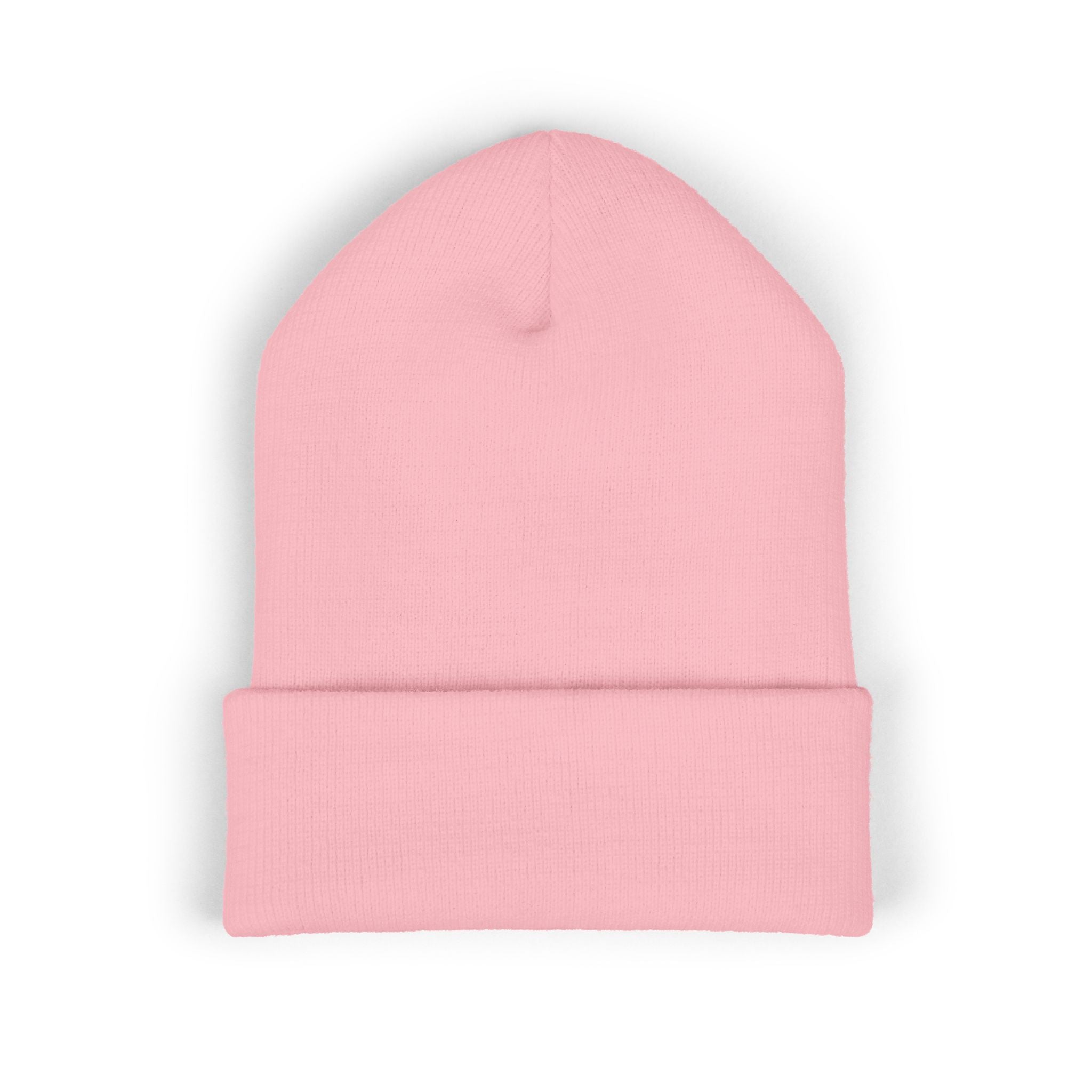 Embroidered 'Cobalt Studio' Classic Cuffed Beanie — Cozy Logo Knit Hat