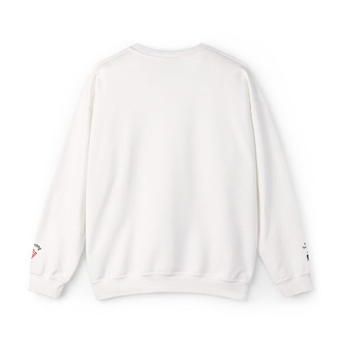 Cobart Script Crewneck Sweatshirt — Minimal White Casual Pullover