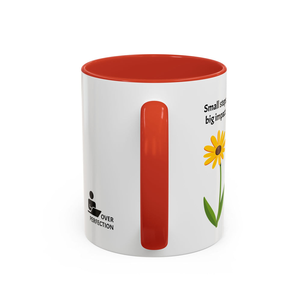 Cobart Studio Branded Accent Coffee Mug – 11/15oz Ceramic Mug (Black Handle & Rim)