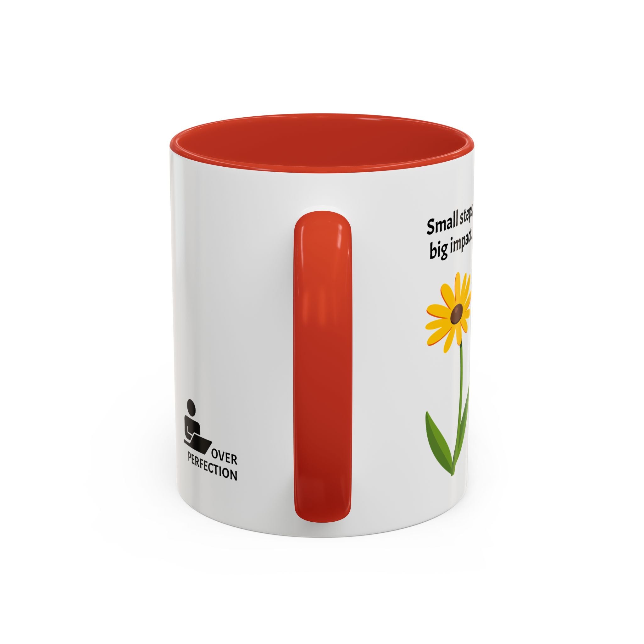 Cobart Studio Branded Accent Coffee Mug – 11/15oz Ceramic Mug (Black Handle & Rim)
