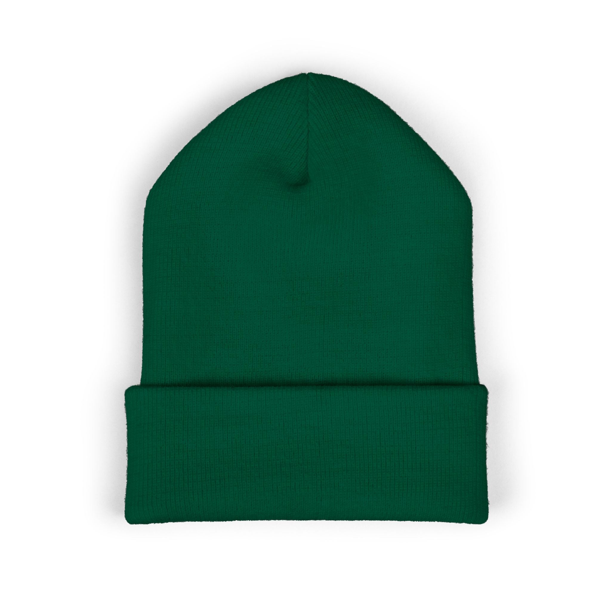 Embroidered 'Cobalt Studio' Classic Cuffed Beanie — Cozy Logo Knit Hat