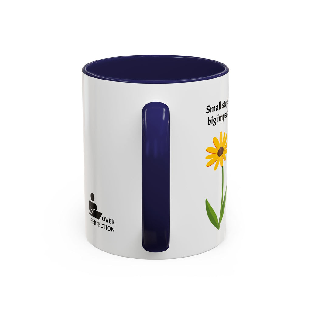 Cobart Studio Branded Accent Coffee Mug – 11/15oz Ceramic Mug (Black Handle & Rim)