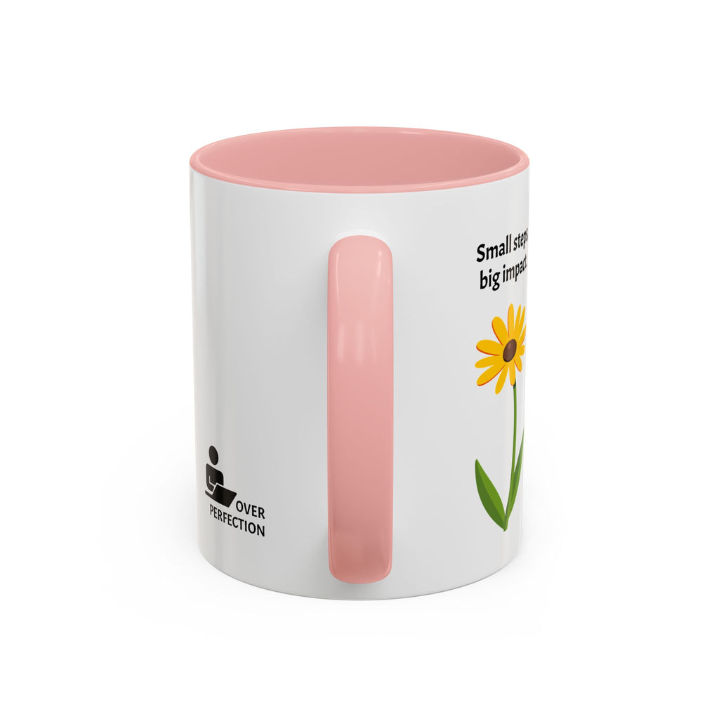 Cobart Studio Branded Accent Coffee Mug – 11/15oz Ceramic Mug (Black Handle & Rim)