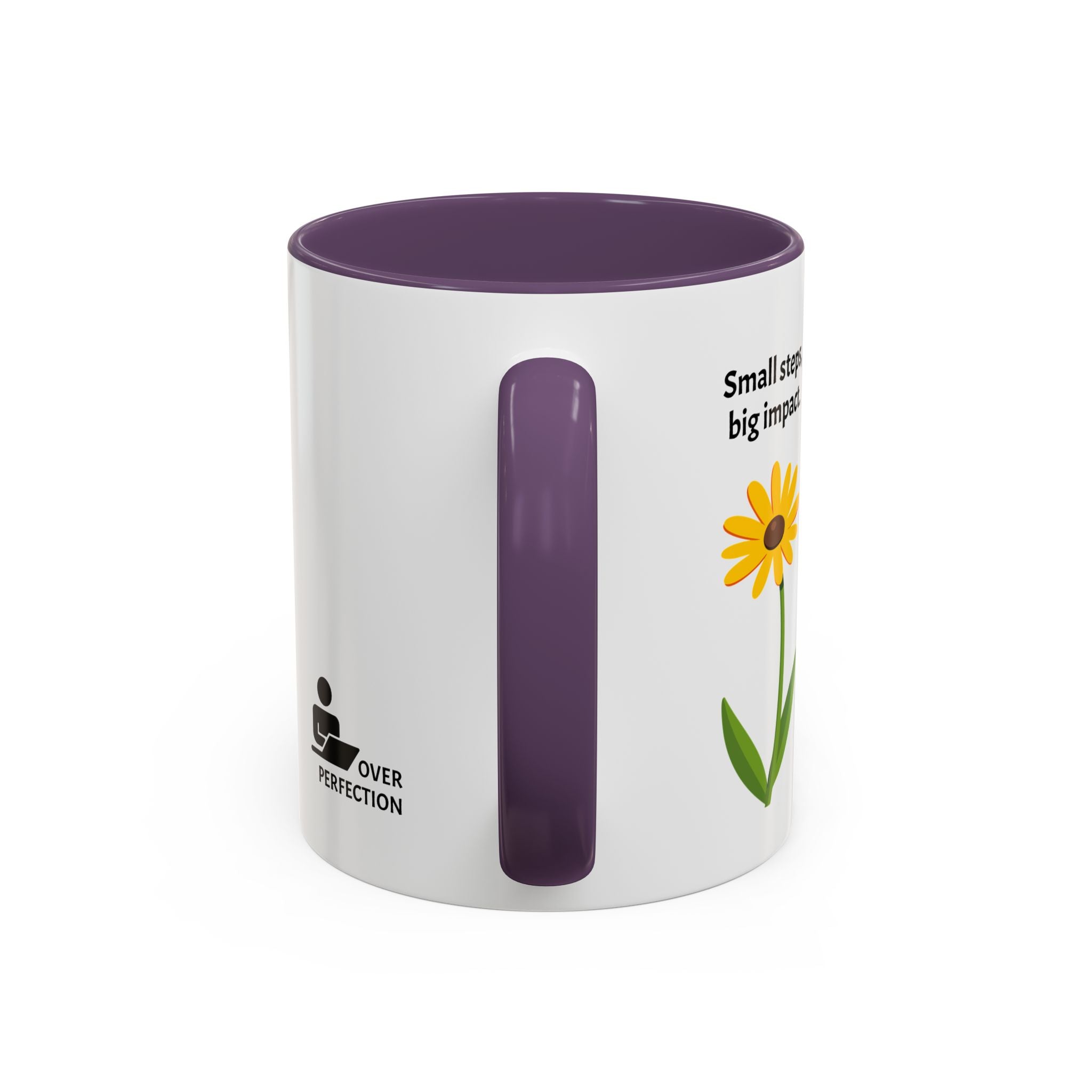 Cobart Studio Branded Accent Coffee Mug – 11/15oz Ceramic Mug (Black Handle & Rim)