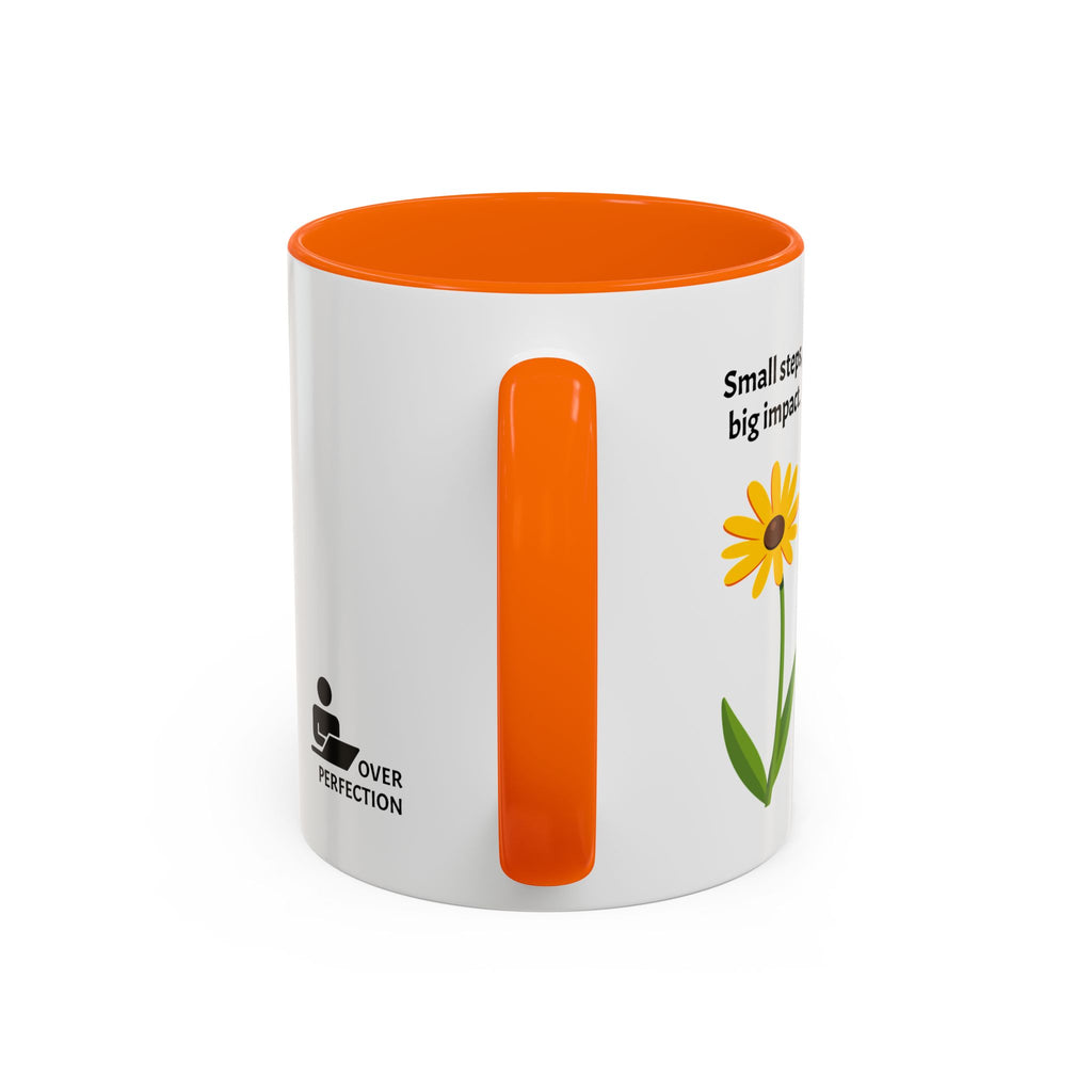Cobart Studio Branded Accent Coffee Mug – 11/15oz Ceramic Mug (Black Handle & Rim)