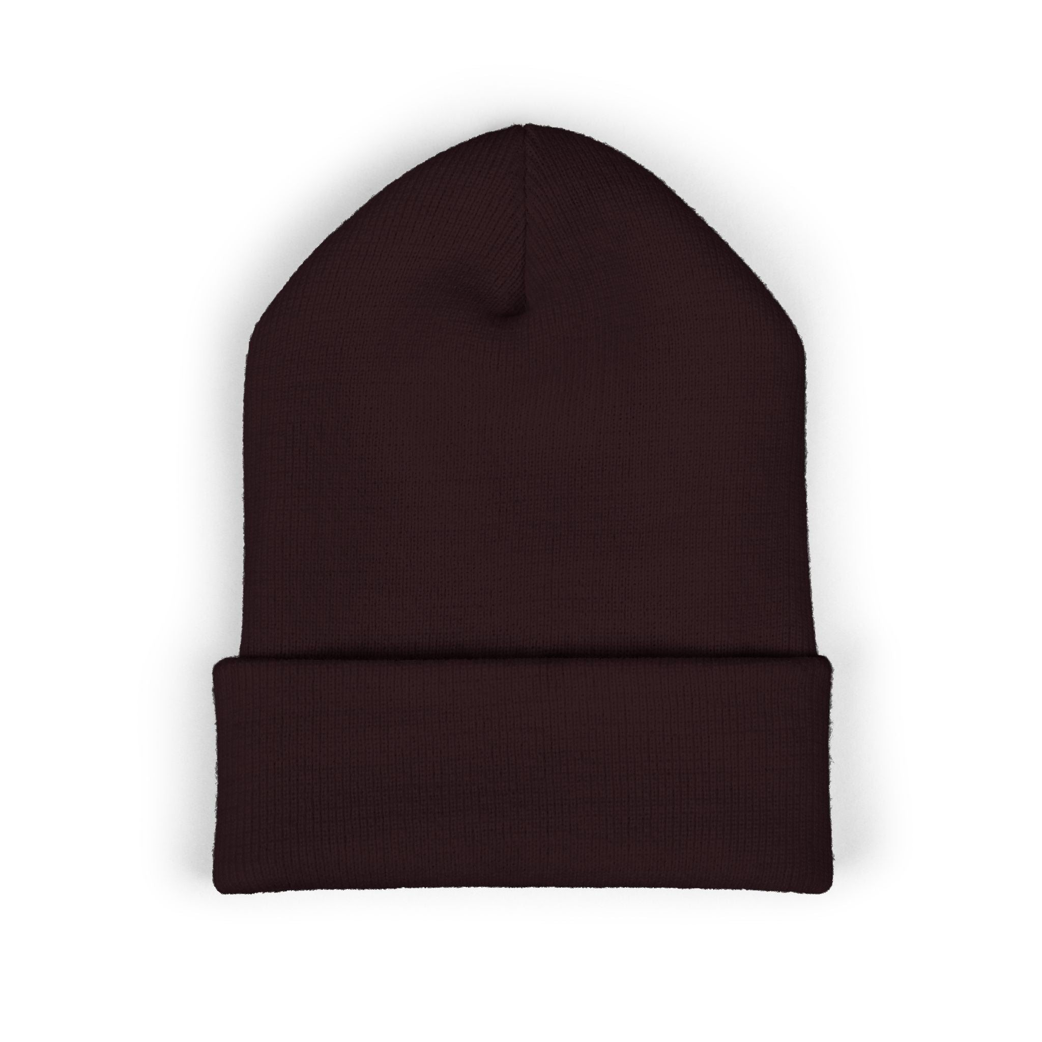 Embroidered 'Cobalt Studio' Classic Cuffed Beanie — Cozy Logo Knit Hat